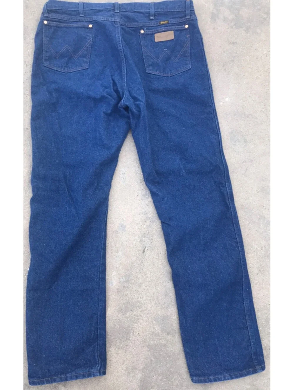 Vintage Wrangler Jeans 13MWZ Regular Fit Denim Blue Jeans Western Mens 42x34